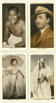 1936 Mitchell & Son "Gallery of 1935" High Grade Complete Set (50) – Featuring Joe Louis, Walt Disney and Shirley Temple